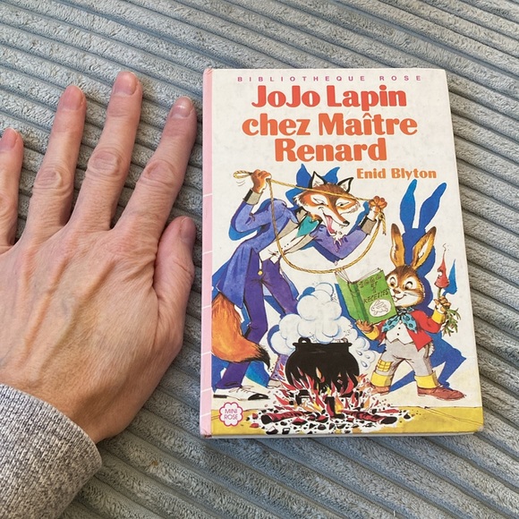 1972 French JOJO LAPIN CHEZ MAITRE RENARD Par Enid Blyton HC Book Vintage - Picture 8 of 9